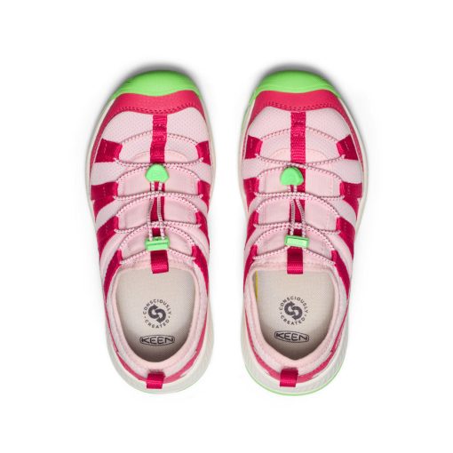 Big Kids' Motozoa Sneaker  |  Raspberry/Summer Green - Image 4
