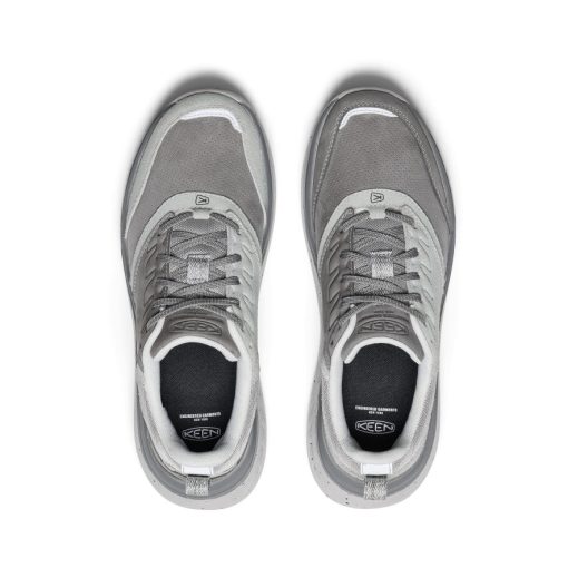 Men's WK400 Leather Walking Shoe x Engineered Garments  |  Alloy/Steel Grey - Image 4