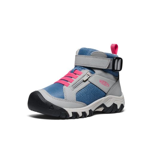 Little Kids' Targhee Boundless Hiking Boot  |  Alloy/Rouge Red - Image 3