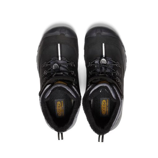 Big Kids' Kanibou Waterproof Winter Boot  |  Black/Magnet - Image 4