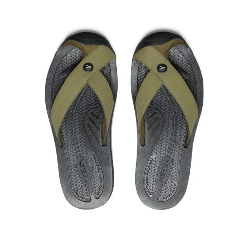 Men's Barbados Flip-Flop  |  Martini Olive/Black - Image 3