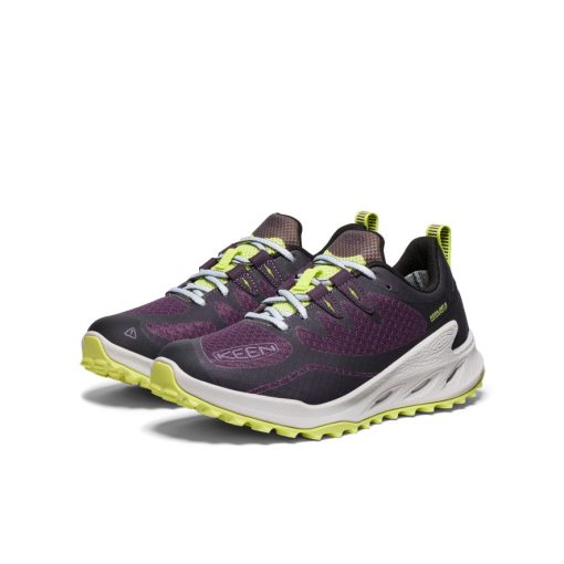 Women's Zionic Waterproof Hiking Shoe  |  Plum Perfect/Daiquiri Green - Image 2