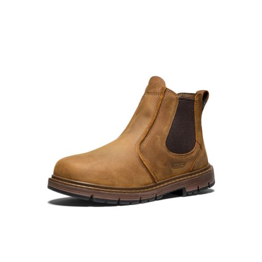 Men's San Jose Pull-On 90° Heel Boot (Soft Toe)  |  Belgian/Gum - Image 5