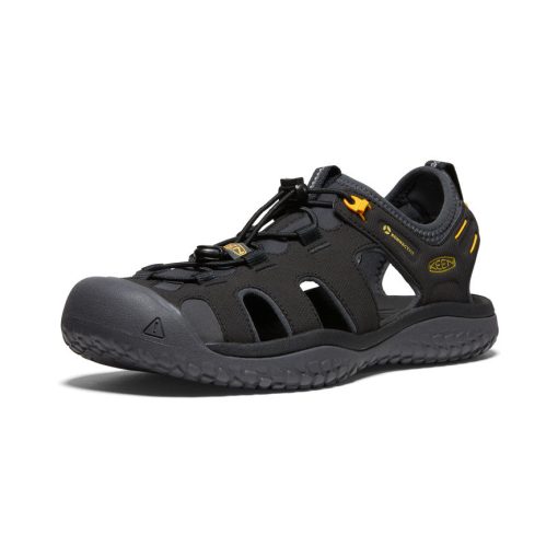 Men's SOLR Sandal  |  Black/Gold - Image 3