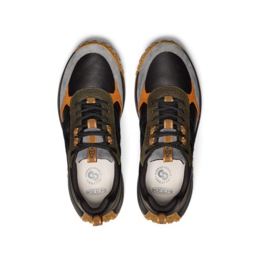Men's KS86 Leather Sneaker  |  Forest Night/Keen Maple - Image 4
