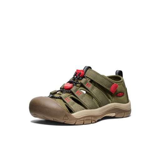 Big Kids' Newport H2  |  Martini Olive/Aura Orange - Image 2