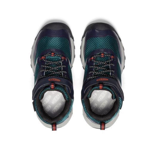 Little Kids' Wanduro Waterproof Boot  |  Sky Captain/Sea Moss - Image 4