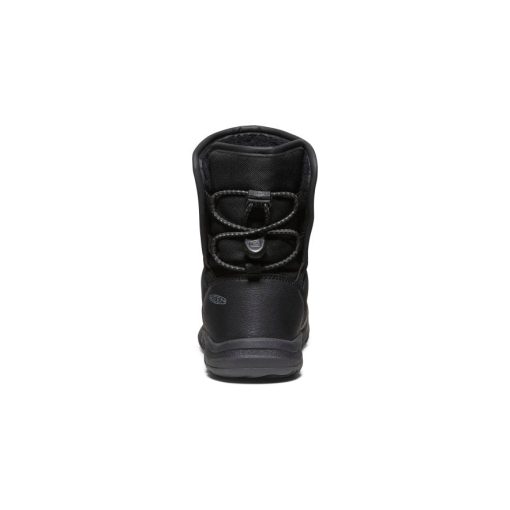 Little Kids' Puffrider Waterproof Winter Boot  |  Black/Steel Grey - Image 5