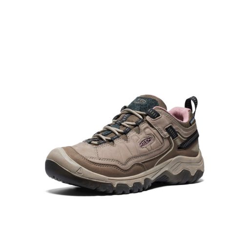 Women's Targhee IV Waterproof Hiking Shoe  |  Brindle/Nostalgia Rose - Image 3