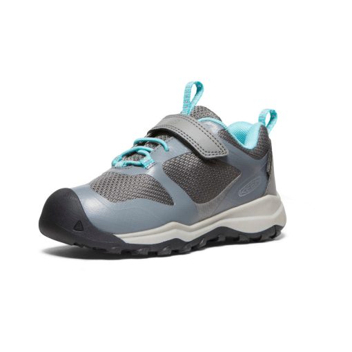 Little Kids' Wanduro Waterproof Shoe  |  Steel Grey/Ipanema - Image 3