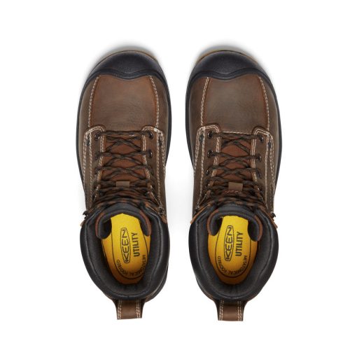 Men's Fort Wayne 6 Waterproof (Soft Toe)  |  Dark Earth/Gum - Image 4
