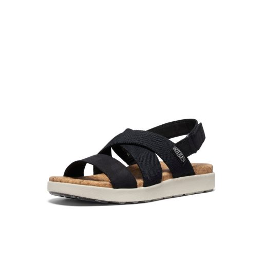 Women's Elle Criss Cross Sandal  |  Black/Birch - Image 3