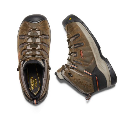 Men's Flint II Boot (Soft Toe)  |  Cascade Brown/Burnt Ochre - Image 4