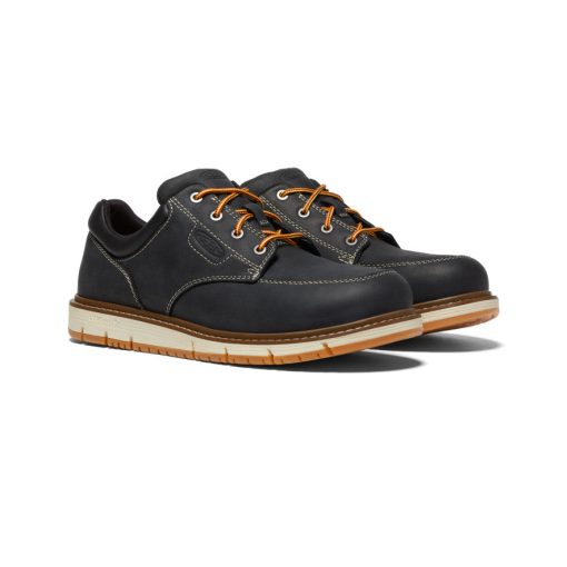 Men's San Jose Oxford (Aluminum Toe)  |  Black/Off White - Image 2