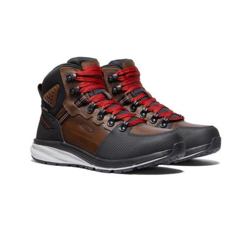 Men's Red Hook Waterproof Boot (Soft Toe)  |  Tobacco/Black - Image 2