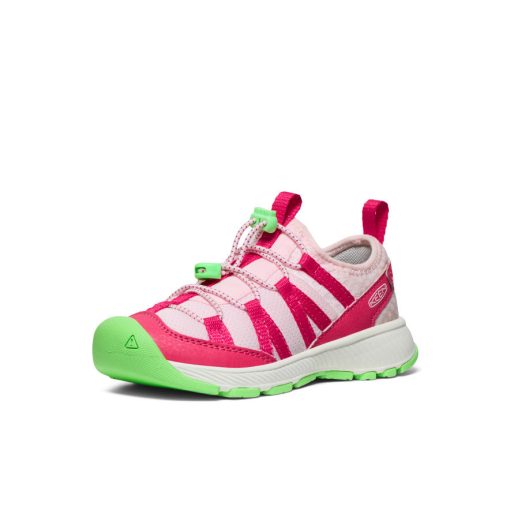 Little Kids' Motozoa Sneaker  |  Raspberry/Summer Green - Image 2