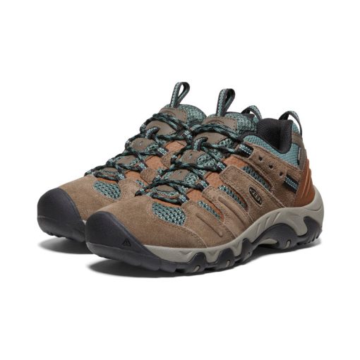 Women's Headout Waterproof Hiking Shoe  |  Shitake/Dark Forest - Image 2