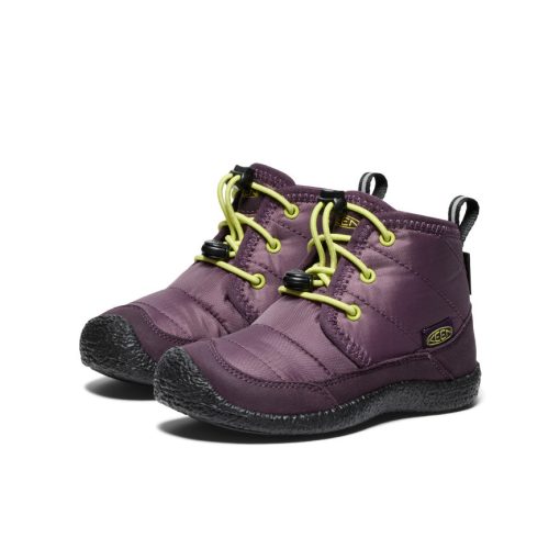 Little Kids' Howser II Waterproof Chukka  |  Plum Perfect/Daiquiri Green - Image 2