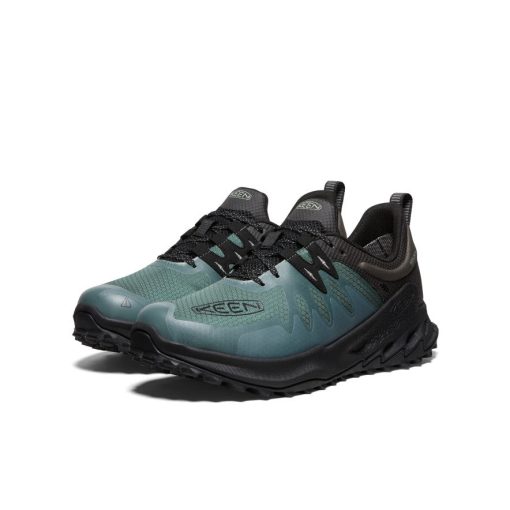 Men's Zionic Waterproof Hiking Shoe  |  Dark Forest/Black - Image 2
