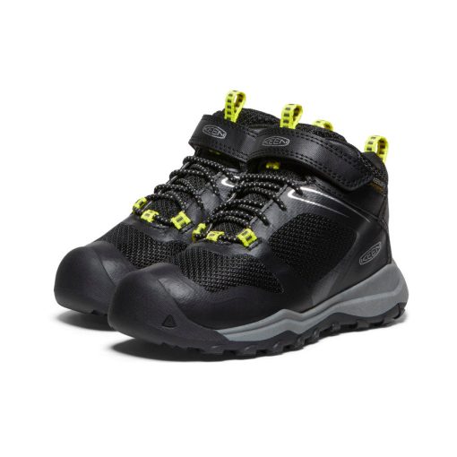 Little Kids' Wanduro Waterproof Boot  |  Black/Silver - Image 2