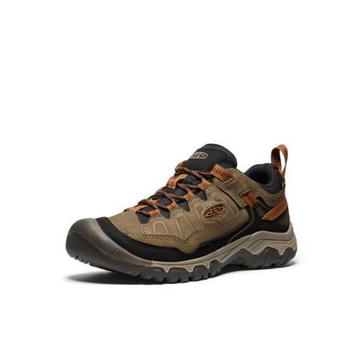 Men's Targhee IV Wide Waterproof Hiking Shoe  |  Sea Turtle/Roasted Pecan - Image 3