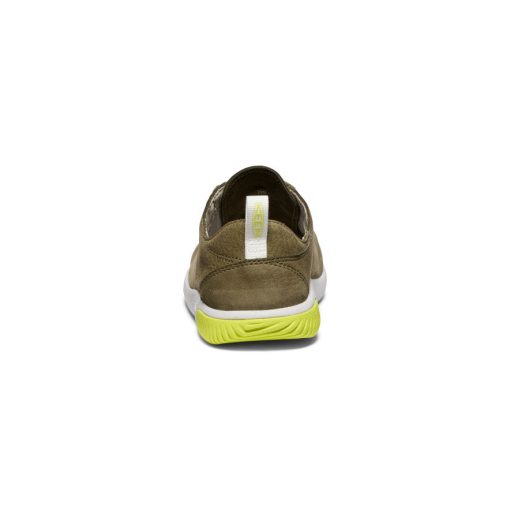 Big Kids' KNX Leather Sneaker  |  Martini Olive/Evening Primrose - Image 6