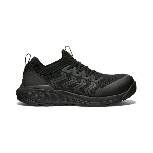 Men's Arvada Shift Work Sneaker (Carbon Toe)  |  Black/Black - Image 10