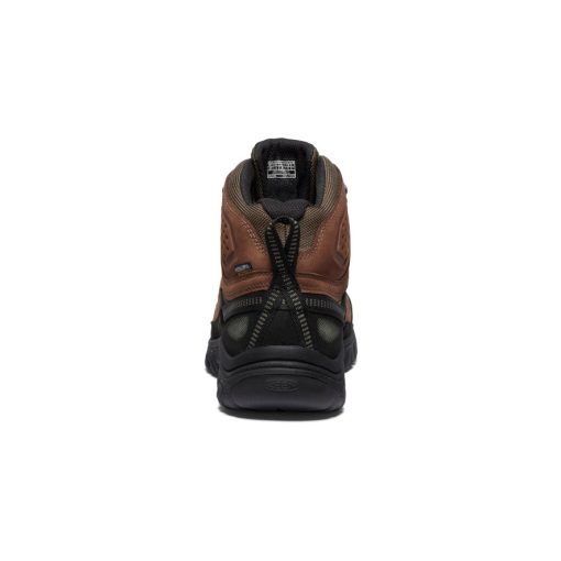 Men's Targhee IV Wide Waterproof Hiking Boot  |  Bison/Black - Image 5