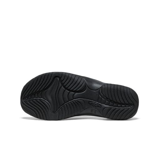 Men's Waimea Leather Flip-Flop  |  Black/Black - Image 6