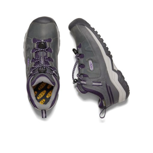 Big Kids' Targhee Waterproof Shoe  |  Magnet/Tillandsia Purple - Image 4