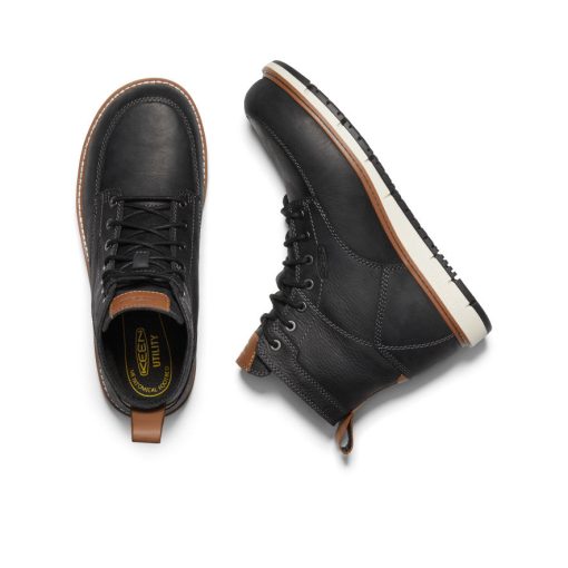 Men's San Jose 6 Boot (Aluminum Toe)  |  Black/Caramel Cafe - Image 4