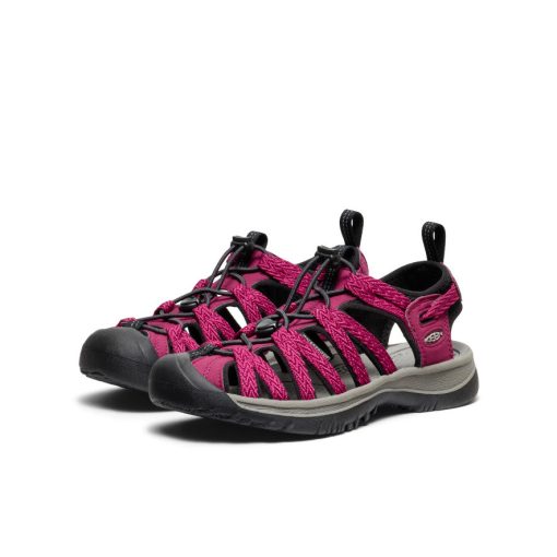 Women's Whisper  |  Beaujolais/Black - Image 2