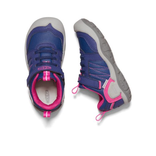 Little Kids' Knotch Peak Sneaker  |  Blue Depths/Pink Peacock - Image 4