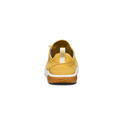 Big Kids' KNX Leather Sneaker  |  Daffodil/Star White - Image 5