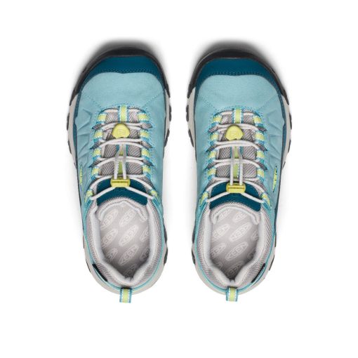 Big Kids' Targhee IV Waterproof Hiking Shoe  |  Reef Waters/Daiquiri Green - Image 4