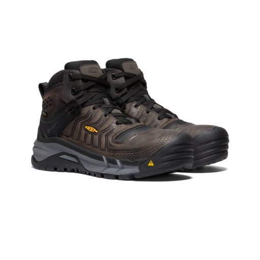 Men's Kansas City+ Waterproof Mid (Carbon Toe)  |  Coffee Bean/Black - Image 2