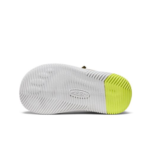 Little Kids' KNX Leather Sneaker  |  Martini Olive/Evening Primrose - Image 5