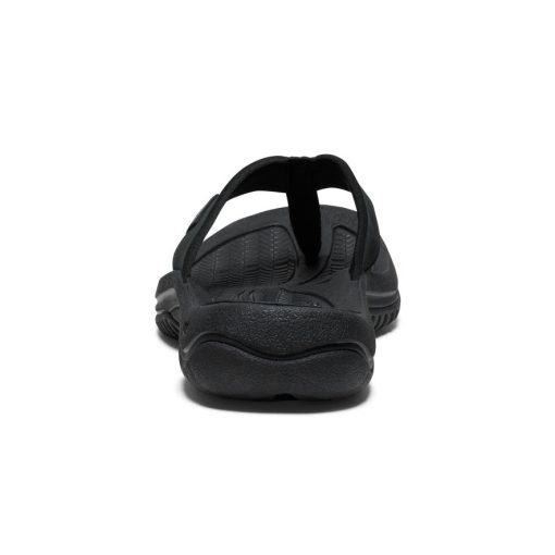 Men's Kona Leather Flip-Flop  |  Black/Steel Grey - Image 5