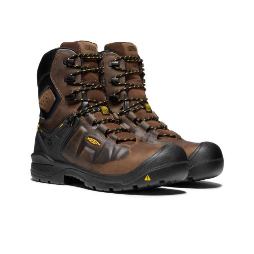 Men's Dover 8 Insulated Waterproof Boot (Carbon Toe)  |  Dark Earth/Black - Image 2
