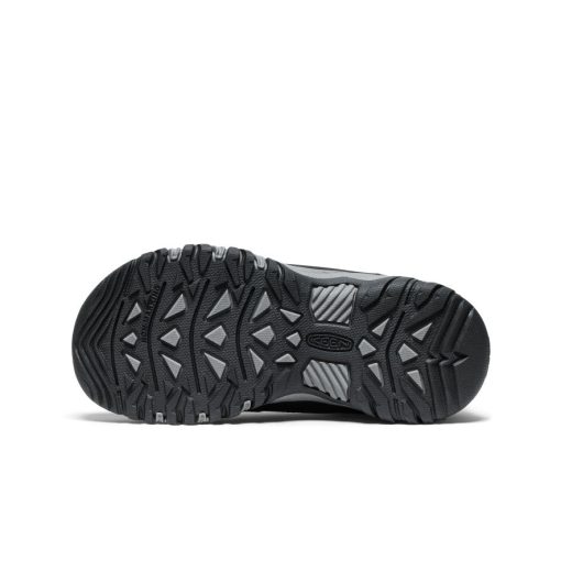 Big Kids' Targhee IV Waterproof Hiking Shoe  |  Black/Steel Grey - Image 6