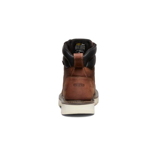 Men's Cincinnati 6 Waterproof 90° Heel Boot (Soft Toe)  |  Tuscan Red/Sandshell - Image 5