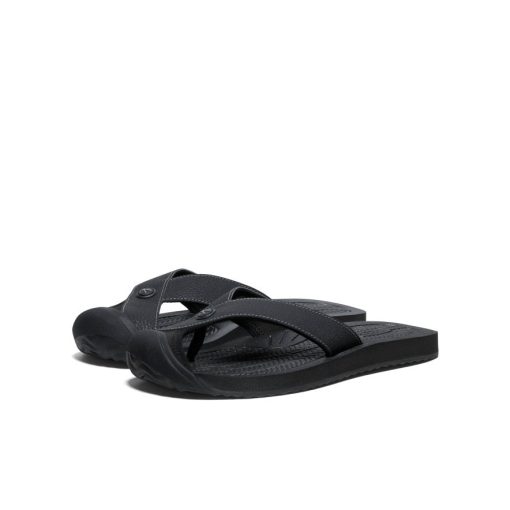 Men's Barbados Flip-Flop  |  Black/Steel Grey - Image 3