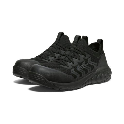 Men's Arvada Shift Work Sneaker (Carbon Toe)  |  Black/Black - Image 2