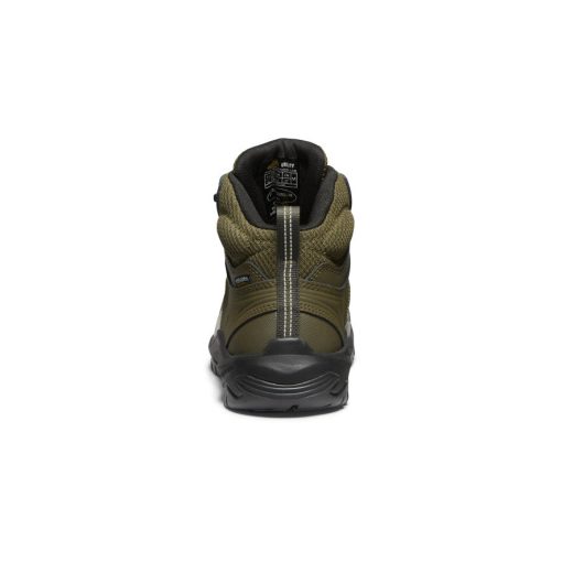 Men's Reno Waterproof Mid (Soft Toe)  |  Dark Olive/Black - Image 5