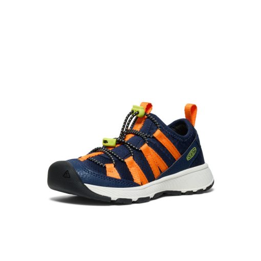 Little Kids' Motozoa Sneaker  |  Naval Academy/Bright Marigold - Image 2