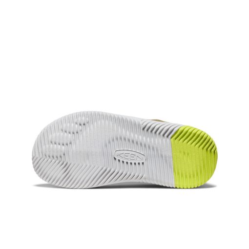 Big Kids' KNX Leather Sneaker  |  Martini Olive/Evening Primrose - Image 5