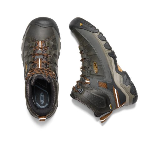Men's Targhee III Waterproof Mid  |  Black Olive/Golden Brown - Image 4
