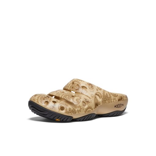 Men's Yogui Arts Clog x T.H.C.  |  Caffe Latte Paisley - Image 3