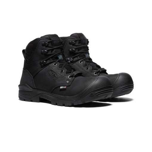 Men's Independence 6 Waterproof Boot (Carbon Toe)  |  Black/Black - Image 2