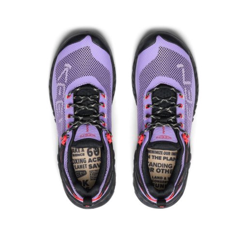Women's NXIS EVO Waterproof Shoe  |  Paisley Purple/Poppy Red - Image 4